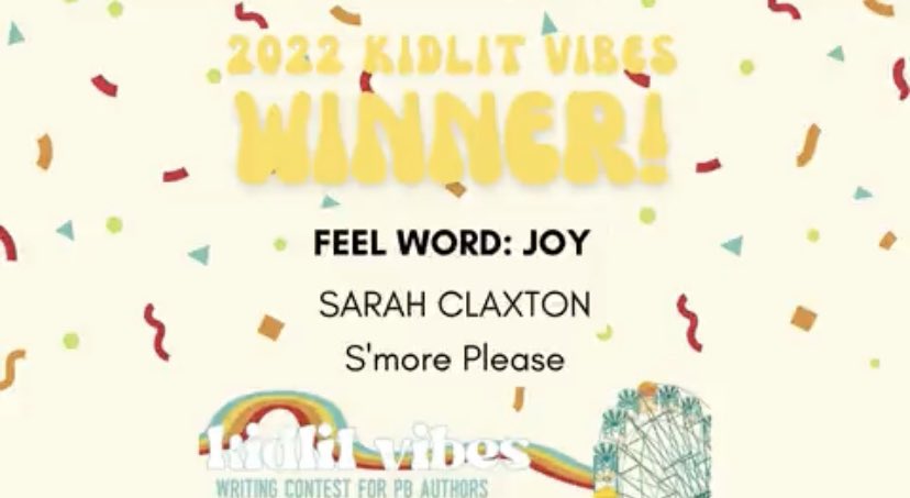 SarahAClaxton's tweet photo. So in personal news today, I wrote a little story from the prompt JOY and won in the #KidLitVibes contest! If you need some joy in your life today (OBVIOUSLY WE ALL DO) dm me, I’ll send it to you. #kidlit #writingcommunity #winner #rollercoaster #prochoice #prochildren https://t.co/3joZ0yynwE