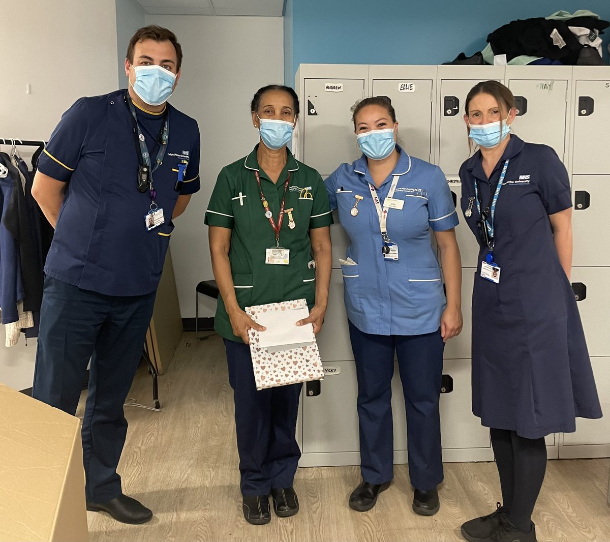 Today saw Lois, our Associate Practitioner <a href="/MVCcmft/">MVCmft</a> retire - after just over 35 years continuous service with the NHS. Nursing thanks you Lois! You will be missed. @tjc_2811 <a href="/hughjars/">Jenni Allen</a> <a href="/vincywilson98/">Vincy Wilson</a> <a href="/EllieGibbs11/">Ellie Rimmer</a>