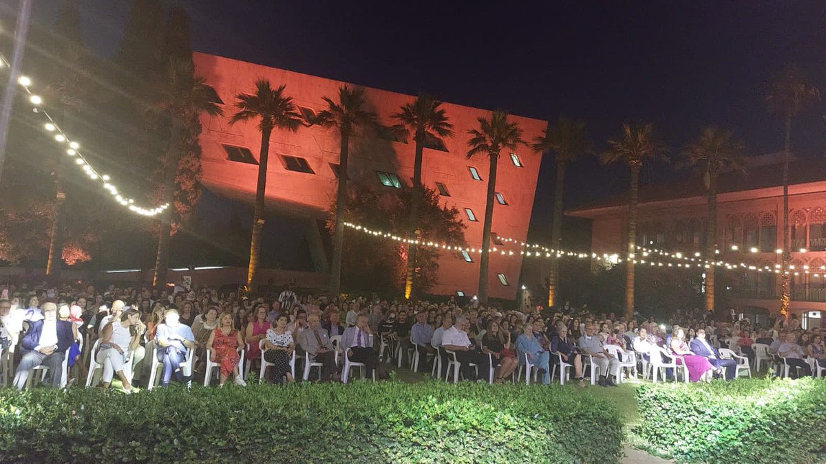 AUBAlumni's tweet photo. Ending #AUB Reunion 2022 with a bang: a night under the stars with the Legendary Jihad Akl and his Band. #aub #Aubalumni #aubreunion22 https://t.co/zChLNujL6o