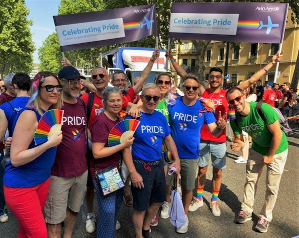AvioAero's tweet photo. Last weekend we were at the PRIDE PARADE in Turin, Italy! 🌈
Proud to be sponsor of this important event during #PrideMonth. Diversity is a given. Inclusion is our act. Equity is our goal. #weareavioaero #Free2Be #LoveWins #inclusion #lgbtiqa https://t.co/EKih3DPeR9
