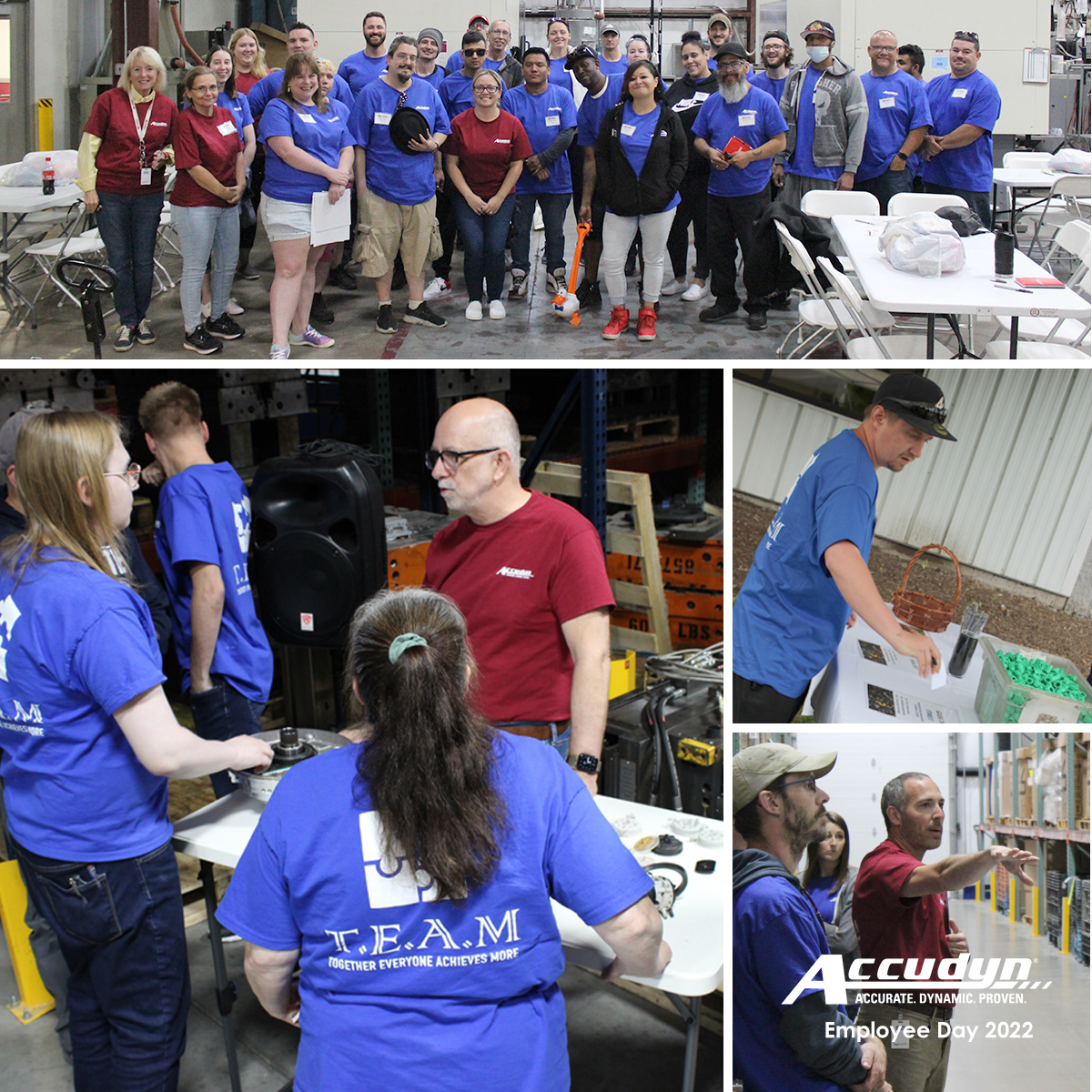 accudyn's tweet photo. #FeelGoodFriday While we didn't have any summertime weather to enjoy on Monday, we did manage to have lots of fun outside when we weren't collaborating and training inside the plant during #EmployeeDay!  #Accudyn25 https://t.co/hAMZP3H3KX
