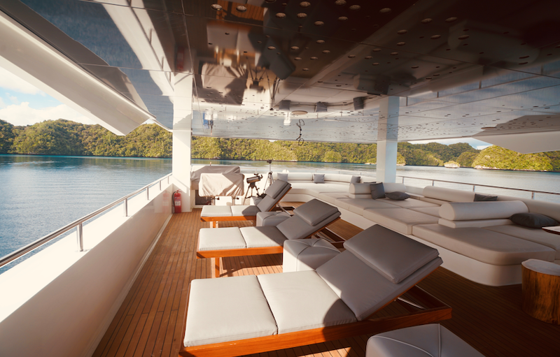 ExplorerVenture's tweet photo. A look inside the Fleet's newest liveaboard, Black Pearl Explorer. 

#Palau #ExplorerVentures https://t.co/fxLNhm5eAp