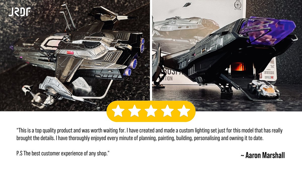 JRDesFab's tweet photo. Stooop, you're making us blush! π€
#StarCitizen #KitModel #3DPrinting #FeedbackFriday https://t.co/0tVqgg1j22