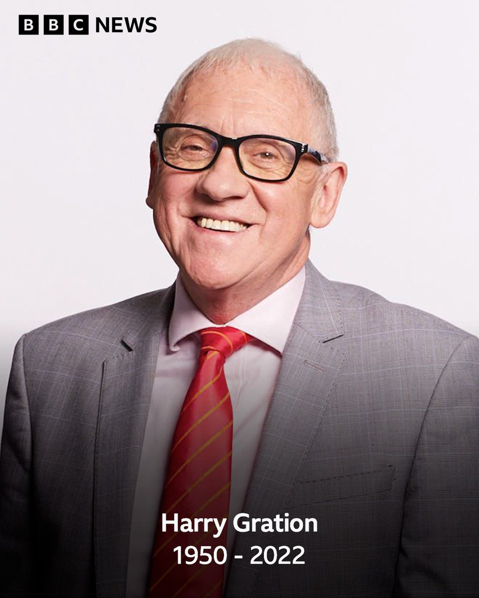 Our much loved friend and colleague Harry Gration died suddenly today. We are absolutely heartbroken to give you this news. Tonight our hearts go out to Harry's wife Helen, their children and all of Harry's family and friends. bbc.in/3HPQpWZ