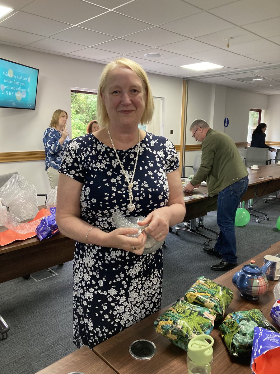 Today, Mary Burnside the Deputy Director of Midwifery retired from NHS Highland after nearly 40 years of service. We will miss you so much and we wish you joy and happiness in your next adventures. 💗