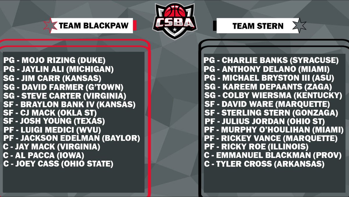 CSBABasketball's tweet photo. The Stars Come Out At Night
Season 6 CSBA All Star Game airs live at 930PM EST
Join us live!!!
Live on Twitch: https://t.co/5uMjt9KXPX
#college #csba #thisiscsba #simulationsports #SIM #allstars #live #stars #hoops #tonight https://t.co/WvoBq052Rm
