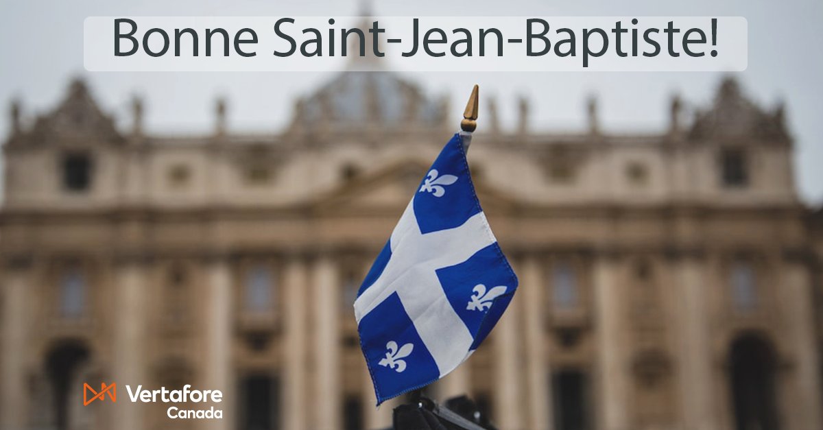 Bonne fête nationale du #Québec! Today, we celebrate Quebec's rich culture and heritage, as well as the people who make it such a strong and diverse province!