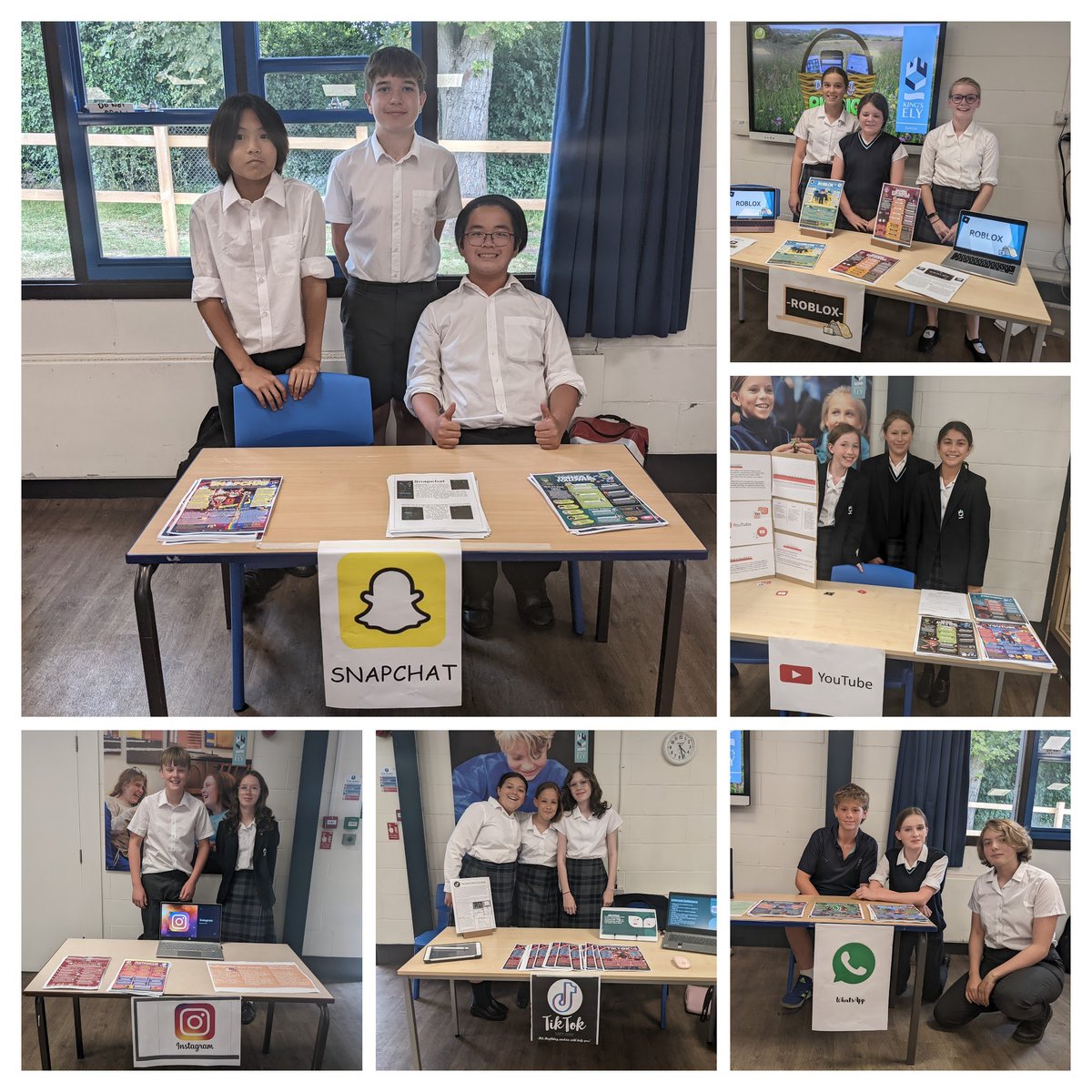 KingsCreativEly's tweet photo. Thank you to everyone who came and enjoyed our Digital Picnic on Thursday. Our @ChildnetDL Digital Leaders from Years 7 and 8 did a marvelous job sharing vital online safety tips with our KEJ families. #KEJComputing https://t.co/lfB8YpvkmG