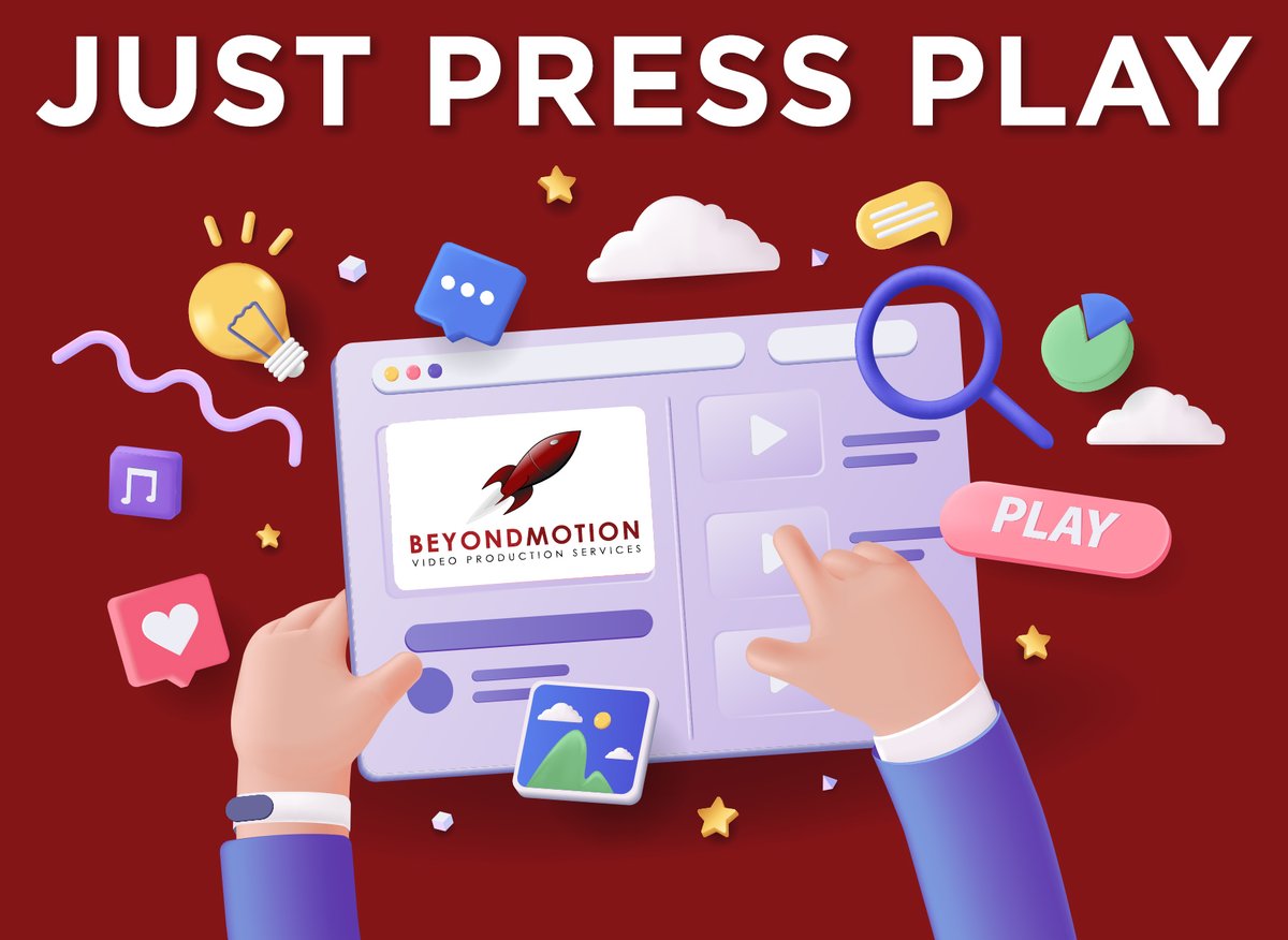 beyondmotion's tweet image. JUST PRESS PLAY!  Are you looking for ways to improve your business website?
5 Reasons You Should Use Video on Your Website - 
socialmediatoday.com/marketing/5-re…
Beyondmotion - your video everything company!
beyondmotion.com
#video #videoproduction #storytelling #sales #promotional