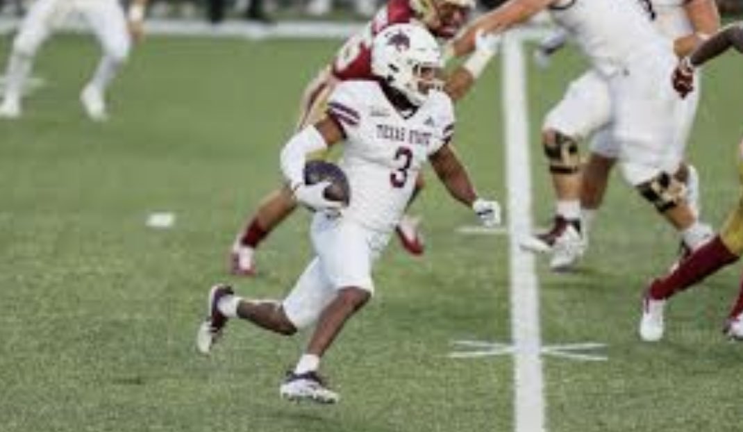 O6Torey's tweet photo. After a great visit and conversation with @CoachFlemTXST , I am blessed, honored, and grateful to receive an offer at Texas State University #EatEmUp #TTCF @SheIsMrsAndrew1 @Coach_Bonis @BHoward_11 @samspiegs @adamgorney @LAmandyFL @coachbearopt @MohrRecruiting https://t.co/qHFqRYafhU