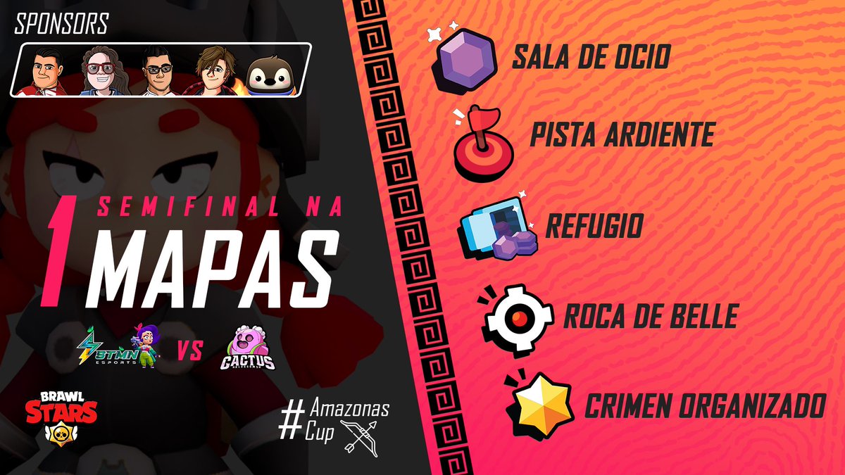 #AmazonasCup | SF NA

Esta noche abriremos tendremos un eléctrico encuentro entre Cactus Blossom y Staminitas. ¿Quien pasará la final? ¿Quien va pinchar?
¡Acompáñennos esta noche!

Semifinal NA #1
<a href="/CactusJackBS_/">Cactus Jack 🌵</a> 🆚 <a href="/STMNesports/">STMN Esports</a>