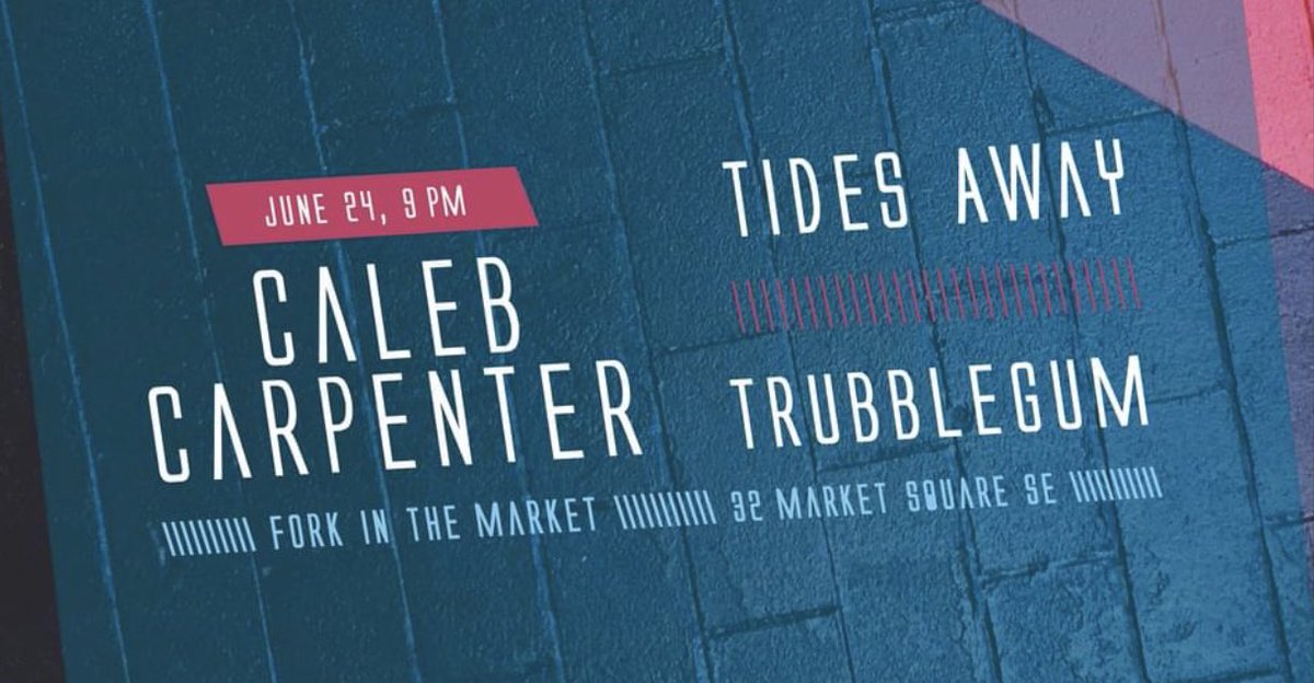 Ca1ebCarpenter's tweet image. Here’s my monthly tweet. Playin a gig at #cliffview in Covington tonight from 7-10  and then heading to downtown #Roanoke to play at the #ForkInTheMarket from 11:20-Midnight. Be there or be triangular.