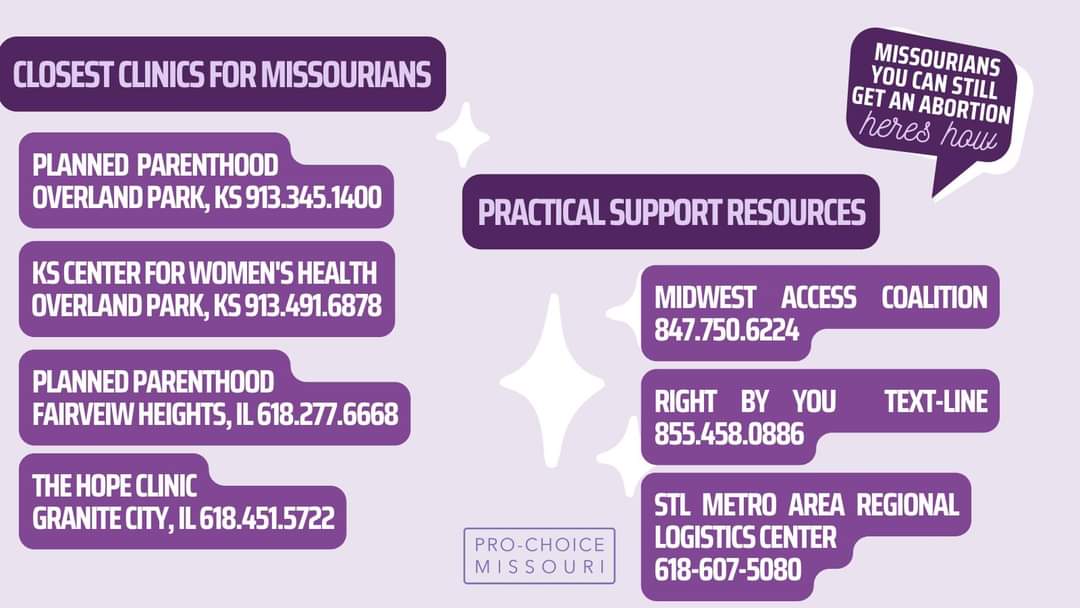 Important information from @ProChoice_MO about the options Missourians still have