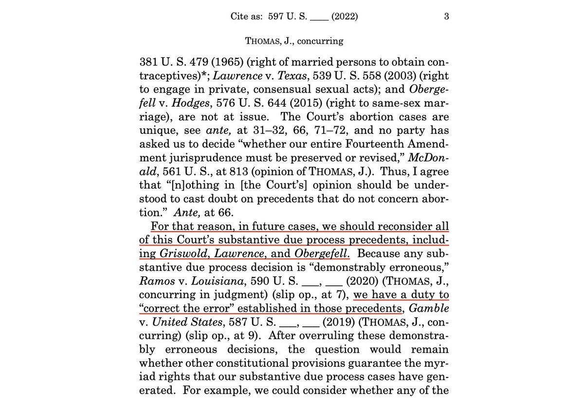 thecaffeinegal's tweet photo. #RoeOverturned.
Next up: contraception and same-sex marriage (as per Justice Thomas). Disgusting and terrifying. https://t.co/oKdrYBsYRN