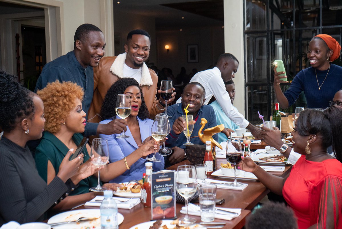 The recently concluded #UFF2022 awards left the Sanyu and Prestige crew with multiple W’s in their respective bags.

This evening, we had a congratulatory dinner with some cast members and super fans to commemorate the success of the two shows 😍
