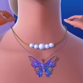 shoplalisa's tweet photo. Fairytopia inspired necklaces 🦋 https://t.co/lJjStNq49q