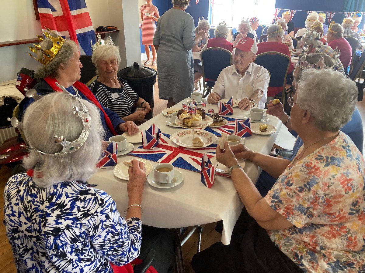 Another fantastic ‘Friday Social’ afternoon with pot painting and a celebration of The Queen’s Platinum Jubilee with a magnificent afternoon tea. Thank you to all our volunteers
