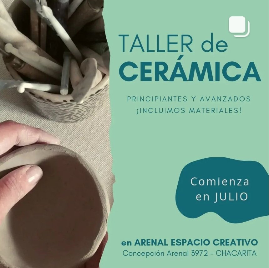germugermu's tweet photo. Mi hermana artista dedicó sus ahorros y mucho tiempo para poder abrir su Taller de Cerámica, en Chacarita, Cap. Fed.
Si me ayudan a difundir para que tenga mucho éxito, porque se lo merece un montón, lo agradezco de corazón! 🙏🏻❤️
En Instagram: arenal.espaciocreativo o 1165222225 https://t.co/axGZ88m8OY