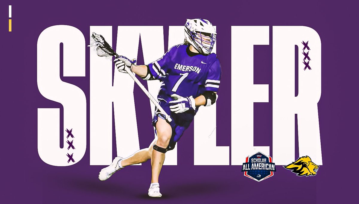 𝑴𝒂𝒌𝒊𝒏𝒈 𝒉𝒊𝒔𝒕𝒐𝒓𝒚 🥍

For the first time in <a href="/Emersonmlax/">Emerson Men's Lax</a> history, senior Skyler Celotto was named an USILA Division III Men's Lacrosse Scholar All-American. 

Celotto cumulated a GPA of 3.52 as a Marketing Communications major 📚

STORY: buff.ly/3bfKnmi