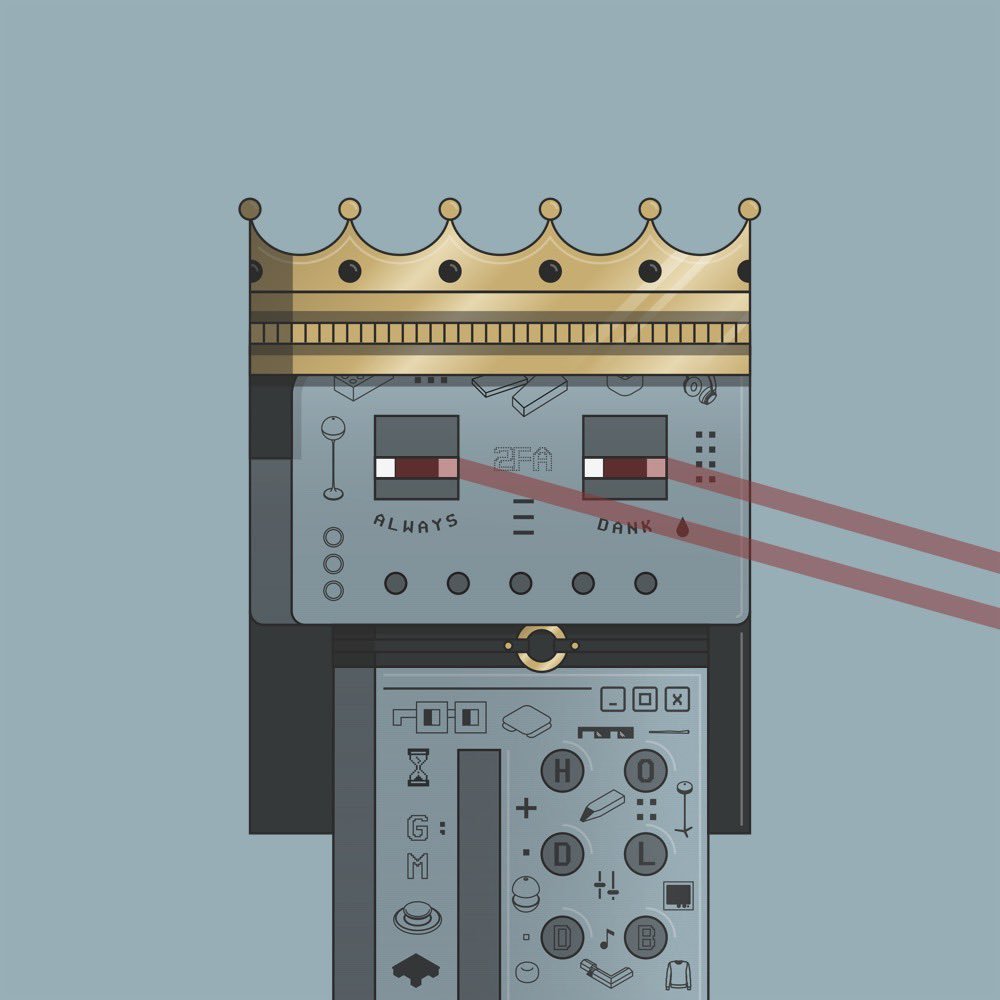 EthJasper's tweet photo. 🎖️I have just spotted @DANKBOTSNFT, this collection of 7,777 minimalistic bot #NFTs highlights some of the most influential #NFT artists!

💎More than 30 1/1 NFTs made for some respected names in the space

Mint here👉 https://t.co/ocBeCy4YQt
#AD #itsdank https://t.co/ke5AZASYui