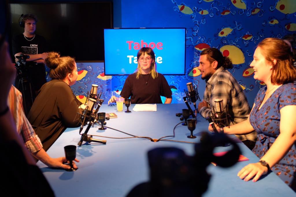 Impressfest 2022 is al een tijdje van start! Zie hier een foto van Talkshow Taboe Takkie! #impressfest2022