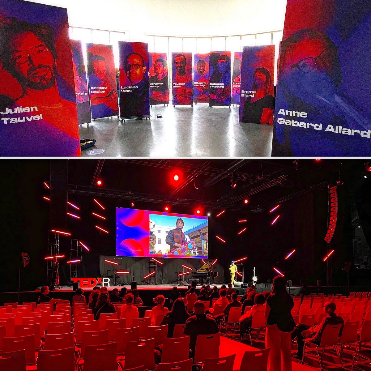 Depuis la 1ere Édition en 2012, nous accompagnons l’équipe de @tedxrennes dans cette aventure !!! 
L’Installation et les répétitions de l’édition 2022 se poursuivent au @glazarena à <a href="/cessonsevigne/">Ville de Cesson-Sévigné</a> 
#evenementiel #reportagephotography #photographerennes #voirlemondeautrement