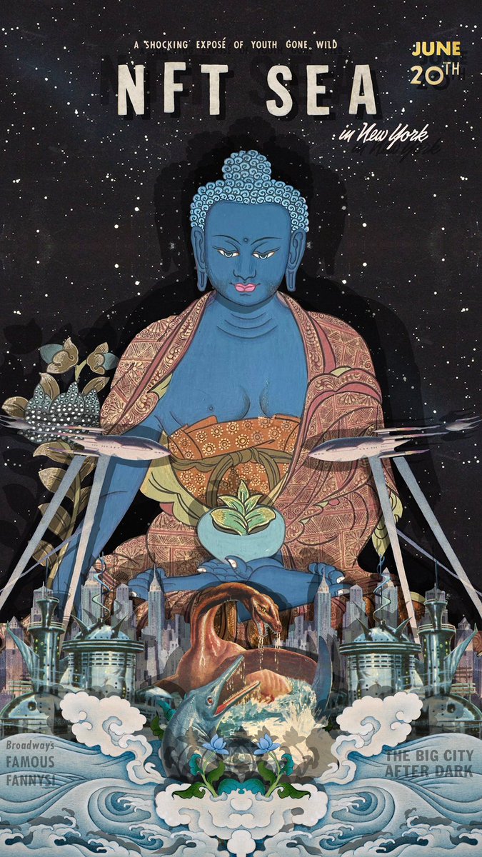 Much love to __BLUE__ for scooping my <a href="/NFTNYCSEA/">N F T S E A</a> poster and helping us raise money to help fight cancer 🫡🫡