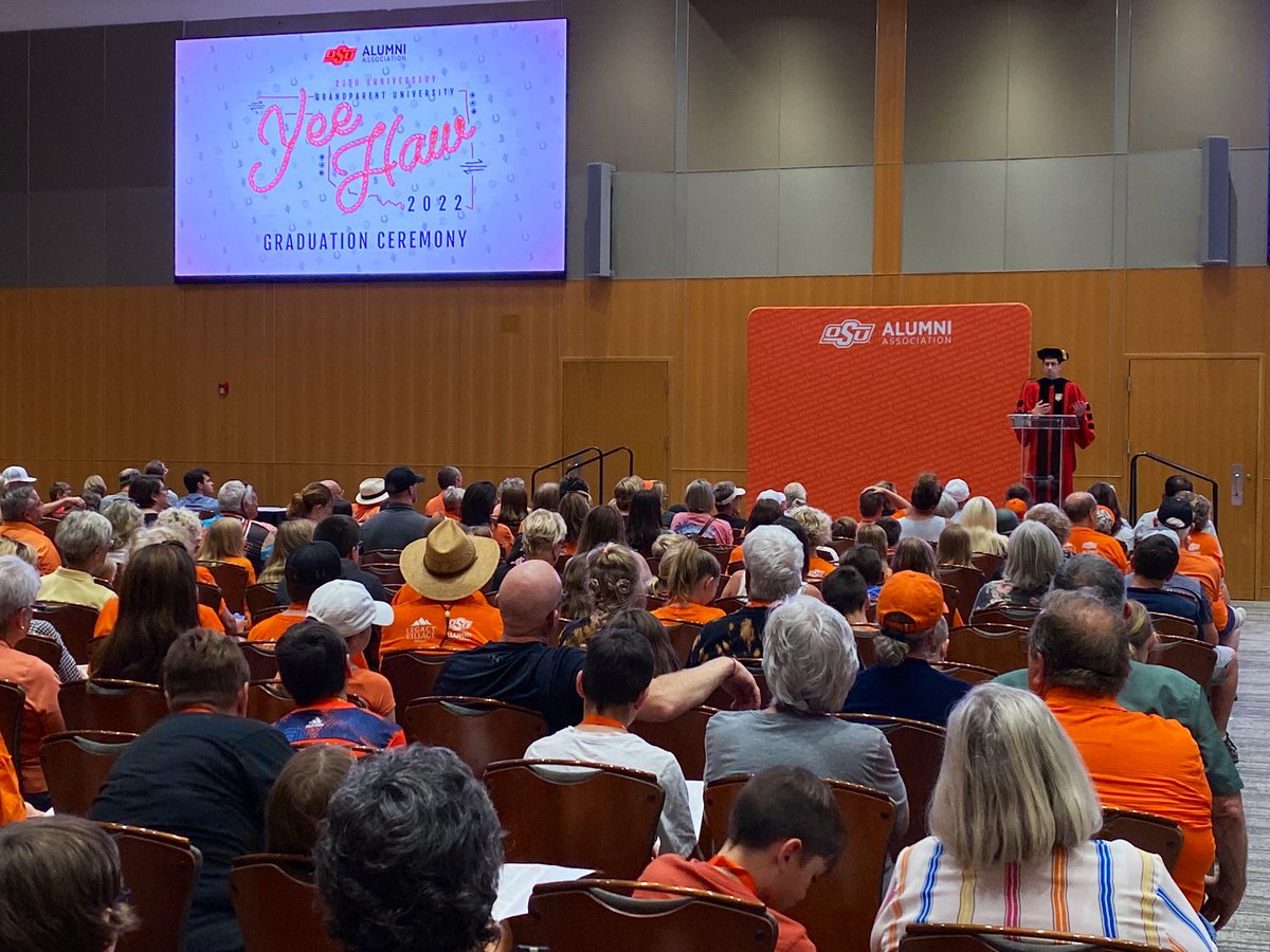 OKStateAlumni's tweet photo. It’s time to celebrate our final #GPU22 class! 🎓

#okstate | #GoPokes https://t.co/T2T5TRMwRg
