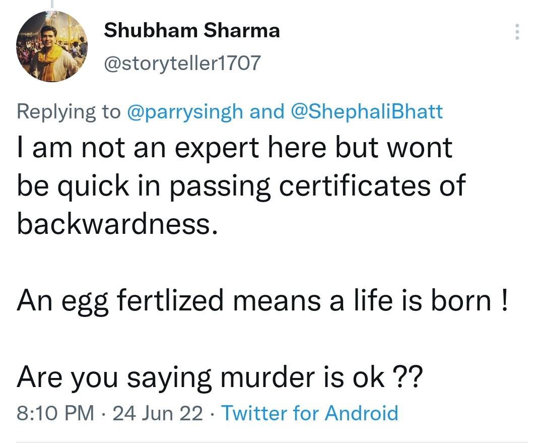 nuts2406's tweet photo. By the same logic, is it genocide everytime he uses his hands to pleasure himself? https://t.co/pTCwbMqBJ3