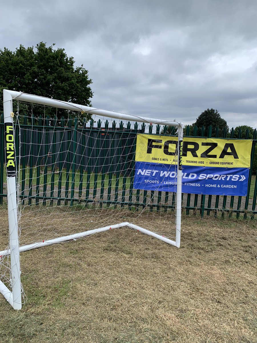 Isafootballclub's tweet photo. 🥅⚽️⚽️🥅   GOOOAAALLL !!!   Our 4 new goals generously gifted from @networldsports are all ready for the tournament screamers tomorrow ! #grassroots #miyfc https://t.co/FTKNqvzim8