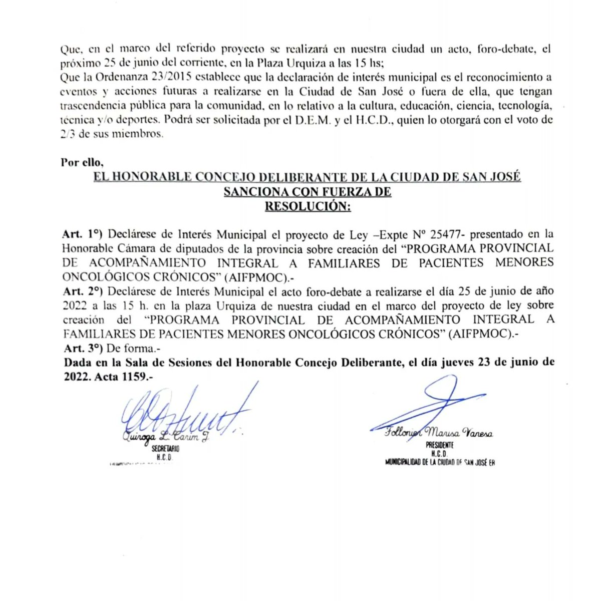 Ley Felipe (@leyfelipe1) on Twitter photo Gracias <a href="/munisanjose/">Municipalidad de San José</a> por acompañar y declarar de interés municipal el Proyecto de #LeyFelipe
#SiALaLeyFelipe
#QueSeaLeyYa
<a href="/diputadoser/">Cámara de Diputados de Entre Ríos</a>
<a href="/juanchohuss/">Juan Manuel Huss</a> Gracias <a href="/munisanjose/">Municipalidad de San José</a> por acompañar y declarar de interés municipal el Proyecto de #LeyFelipe
#SiALaLeyFelipe
#QueSeaLeyYa
<a href="/diputadoser/">Cámara de Diputados de Entre Ríos</a>
<a href="/juanchohuss/">Juan Manuel Huss</a>
