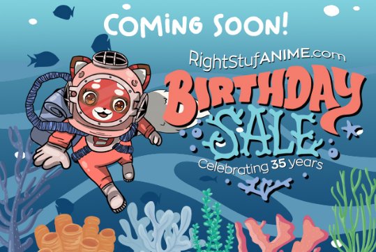 🎉Follower Friday Giveaway🎉
 
To celebrate RightStufAnime's 35th Birthday 🥳

I'll be giving away a $50 RightStufAnime Gift Certificate 💰

To enter: Follow, Like, Retweet ✅

Open to Everyone 🌍

Ends July 1st, 2022📅