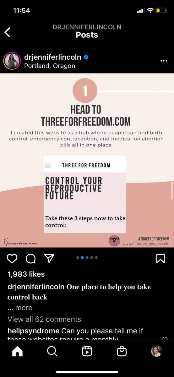MaryIsabel14_'s tweet photo. Dr. Jennifer Lincoln and other providers have created a website to educate and discreetly order/mail BC, contraceptives, and medication abortion pills! Banning abortion means banning SAFE abortions. PLEASE SHARE so women know! #threeforfreedom https://t.co/MR6yrMyGYU