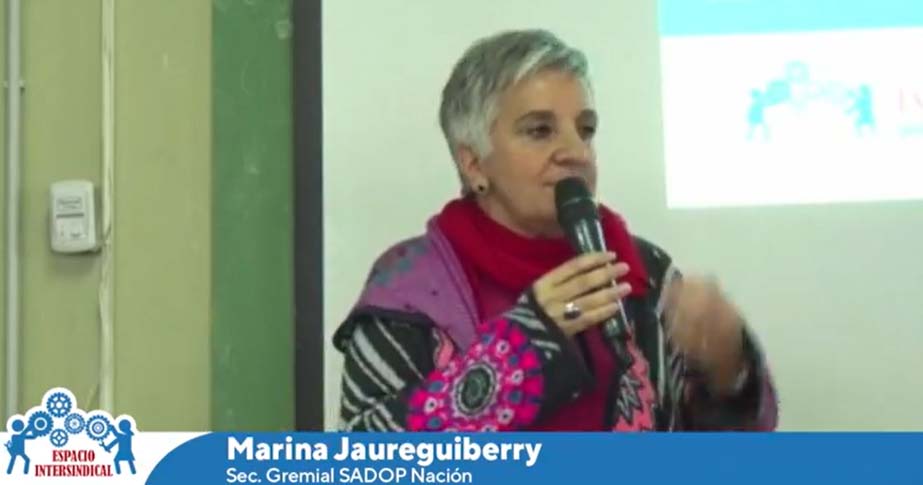 sadopnacion's tweet photo. @lmjaureguiberry, Sec. Gremial de SADOP y miembro del Consejo Directivo de la CGT, disertó en el panel «La salud laboral en un sistema integrado de salud», junto a @RobiBaradel, Sec. General de SUTEBA, y @nkreplak, Ministro de Salud de la prov. de Bs As.
📌https://t.co/ypODYVZP2o https://t.co/adkoQ86mhP