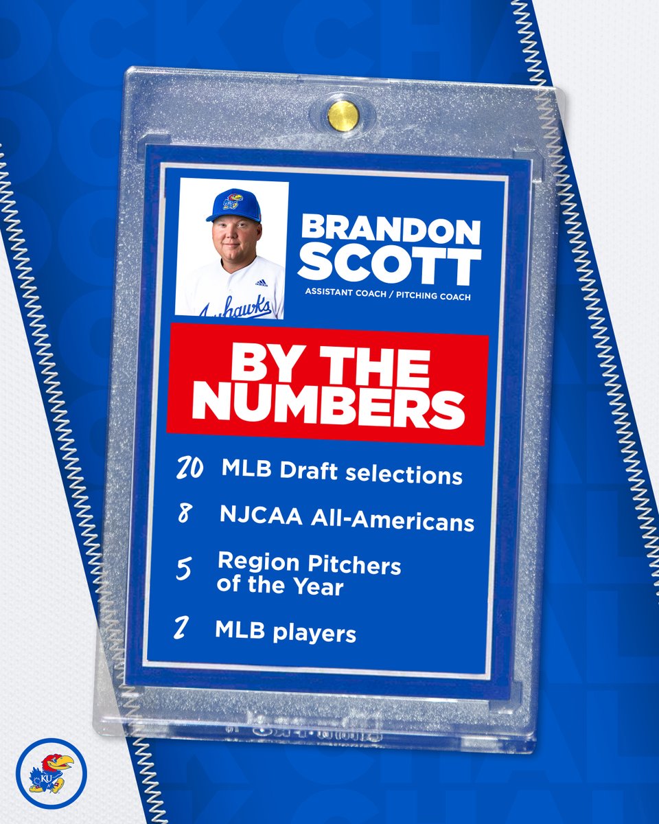 KUBaseball's tweet photo. A highly experienced recruiter and developer of talent on the mound. 💪

Welcome and Rock Chalk, @COACH_SCOTT22 https://t.co/DE0pboBbEO