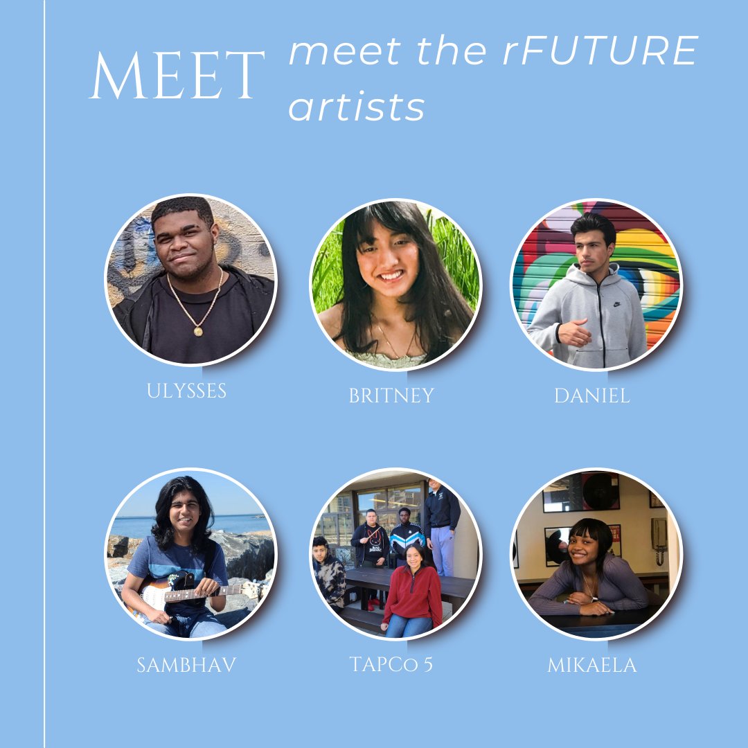 Meet the rFUTURE artists you have the opportunity to hear speak and perform at our virtual YouTube Premiere of rFUTURE NYC 2022!🎶🎤🎸

Join them at 7:31pm 👉 bit.ly/rFUTURENYC22 

#rfuture #sustainability #music