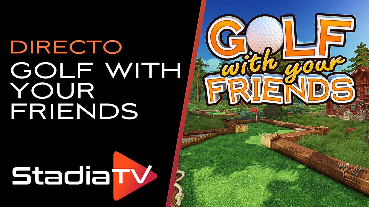 📢 ¡Nuevo Directo! Hoy tenemos una cita nocturna para jugar con todos vosotros a <a href="/GolfWYF/">Golf With Your Friends ⛳</a> en #Stadia! Os esperamos!

⏰ 23:00
🔗 youtu.be/v-Xb91XB6fc

¿Te apuntas? Activa la 🔔 y nos echamos unos hoyos! #Stadia #Stadia100