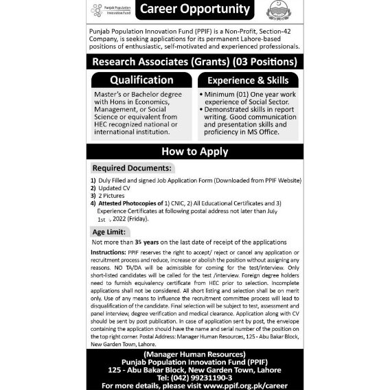 PpifPunjab's tweet photo. Last date of receipt of job applications is 1st July, 2022
#PPIFPunjab https://t.co/0OcuGGu2Wm