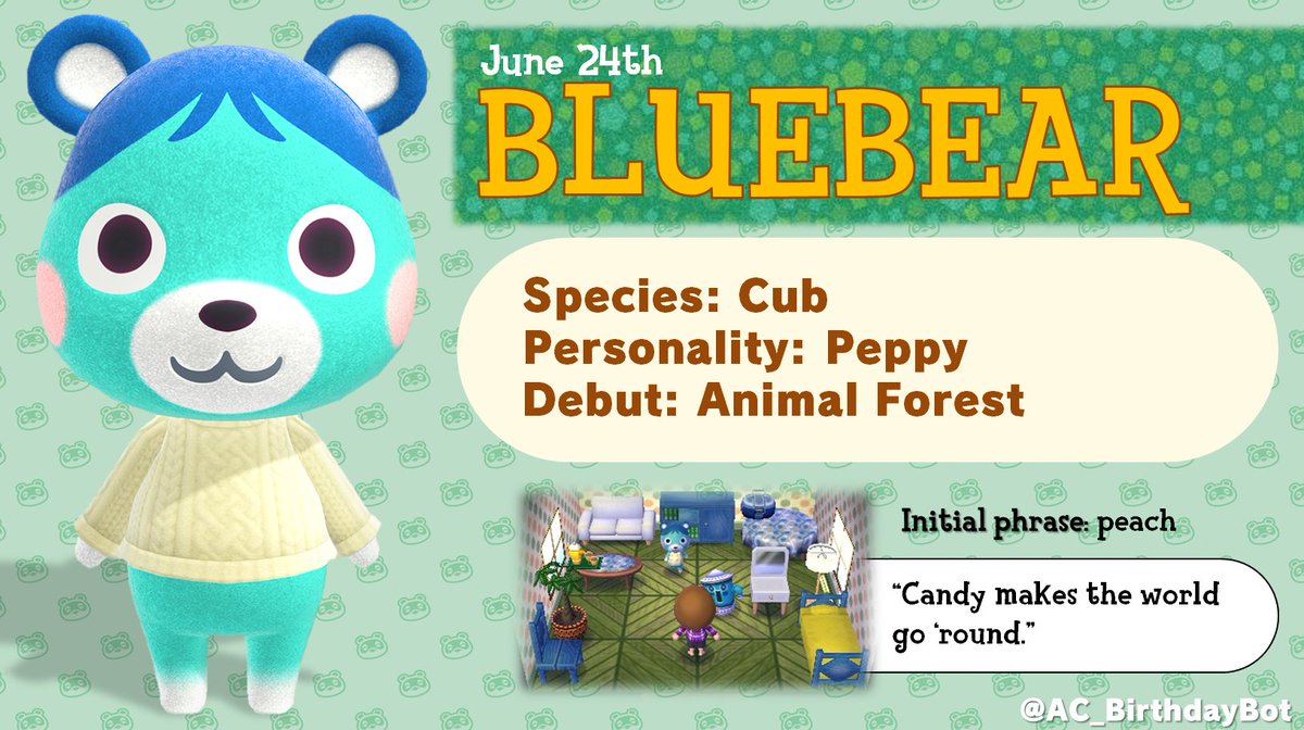 AC Birthday Bot tweet media