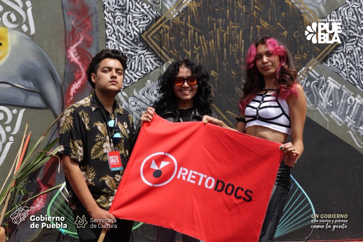 CulturaGobPue's tweet image. Llevamos a cabo el banderazo de salida al Reto #DOCSPuebla2022, el cual consiste en producir, en solo 100 horas, un cortometraje documental.

¡Mucha suerte a las y los participantes! #TienesGanasDePuebla ❤️.