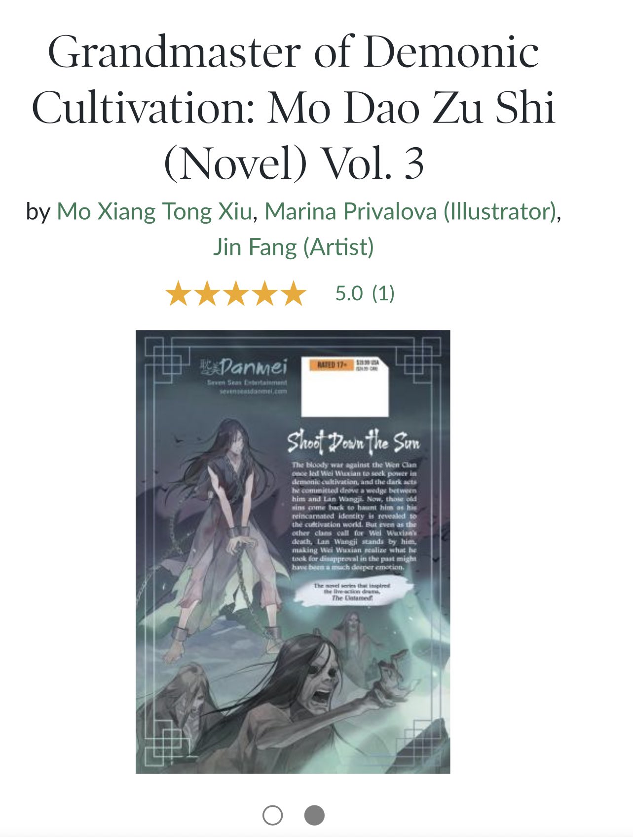 Grandmaster of Demonic Cultivation: Mo DAO Zu Shi (Novel) Vol. 3