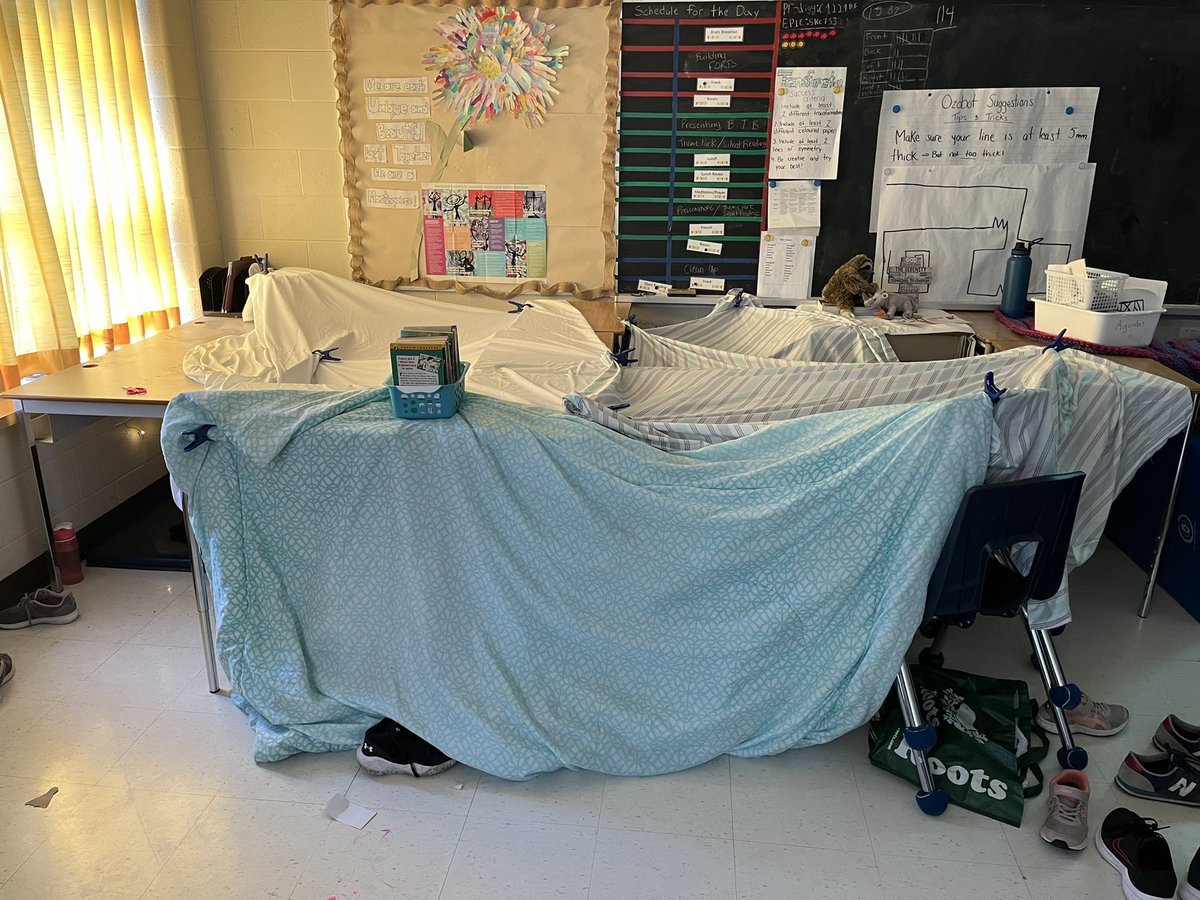 MrsSarahSims's tweet photo. When reading and forts come together, literature comes to life! #pvncLearns #STEMlit #Reading @SFAPVNC https://t.co/iyttx1wMZ1