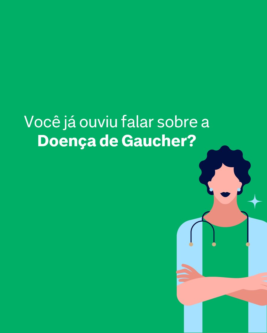A doença de Gaucher é a deficiência de uma enzima lisossomal e faz com que alguns tipos de compostos como açúcar e gordura, chamados glicocerebrosídeos, sejam armazenados em diversos órgãos: fígado, pulmão, baço, ossos e medula óssea. Leia mais: bit.ly/3yl3m8l