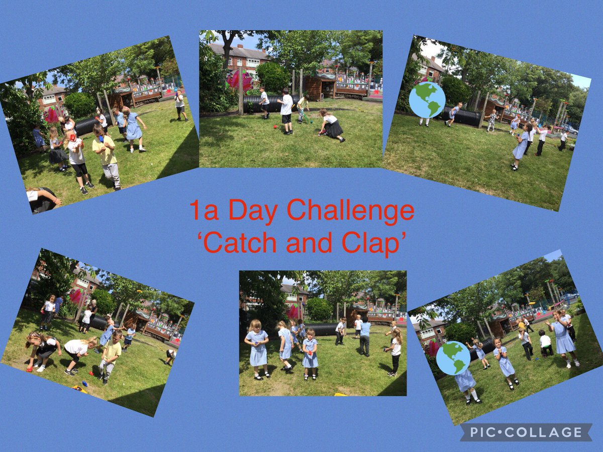 St_Josephs_Prim's tweet photo. Reception enjoyed ‘Catch and Clap’. We were getting lots of practise. @NorthTynesidePE #ACTIV5 https://t.co/JSWzVO2qxp