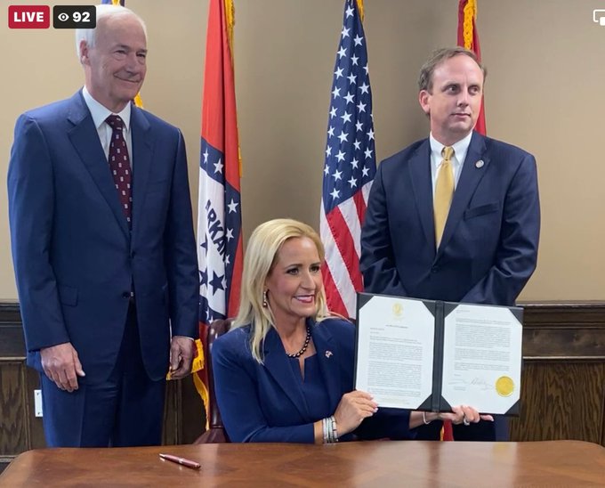 It's official! Babies are protected from abortions in Arkansas!