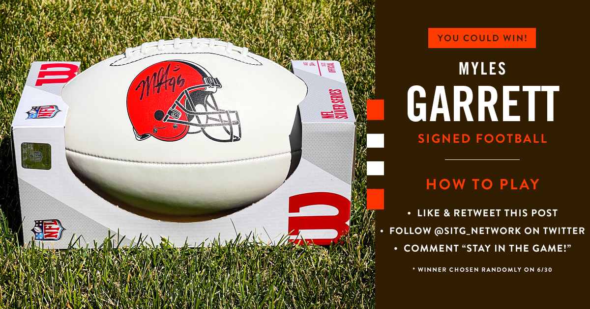 Cleveland Browns (@browns) on Twitter photo In need of a new addition to your fan cave? šš
<a href="/SITG_Network/">Stay in the Game! Attendance Network</a> | <a href="/Flash_Garrett/">Myles Garrett</a> In need of a new addition to your fan cave? šš
<a href="/SITG_Network/">Stay in the Game! Attendance Network</a> | <a href="/Flash_Garrett/">Myles Garrett</a>