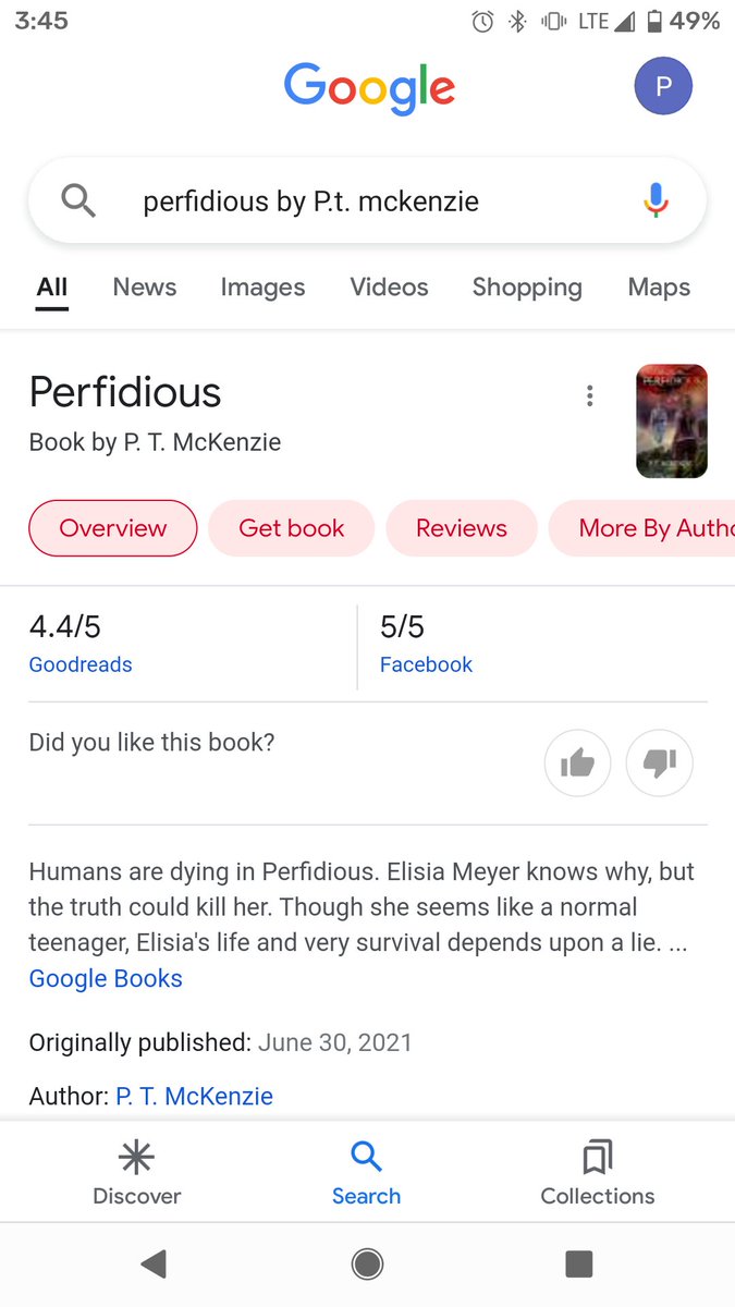 It's so great when you can Google your own book. 😱😁