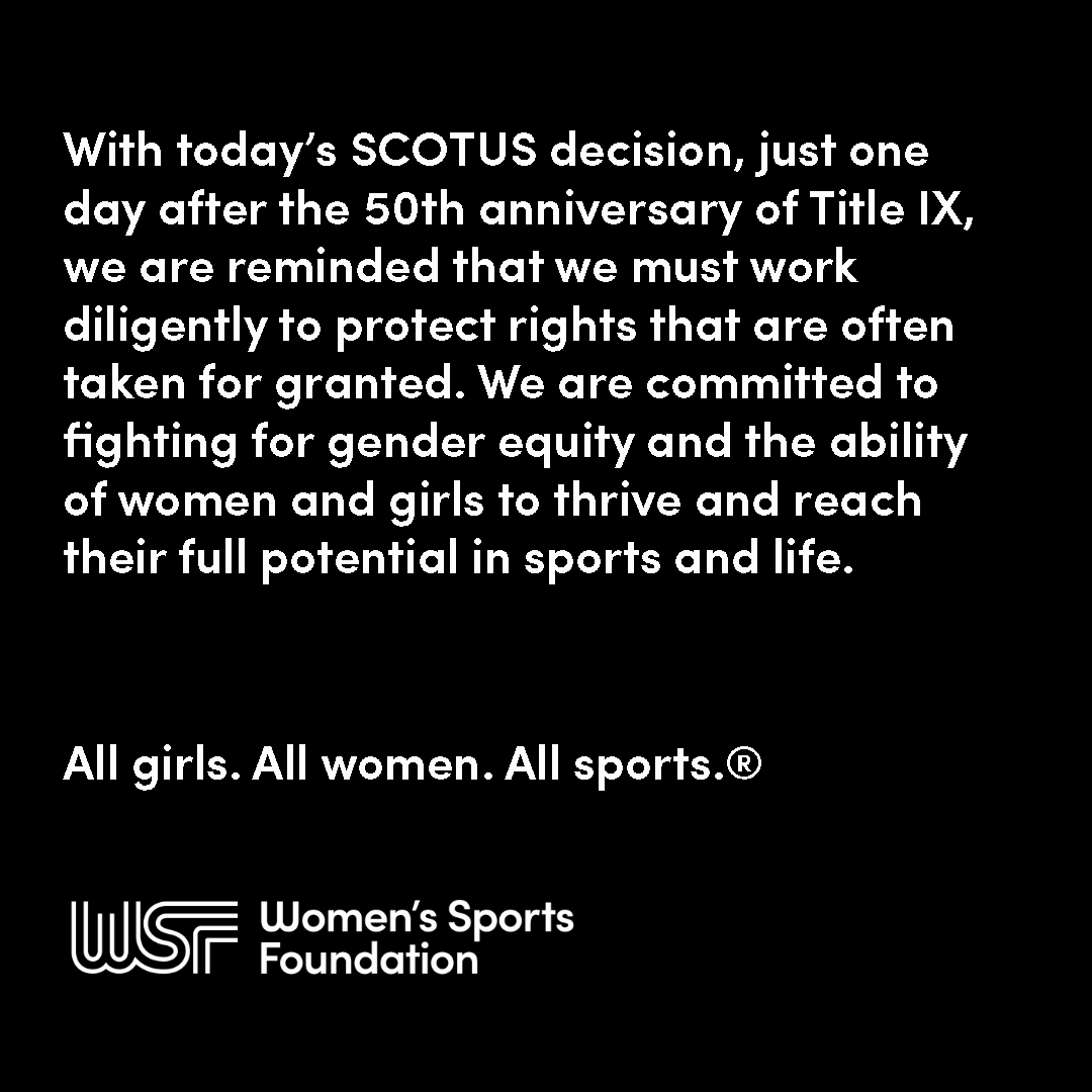 Women's Sports Foundation (@WomensSportsFdn) on Twitter photo 2022-06-24 19:45:02