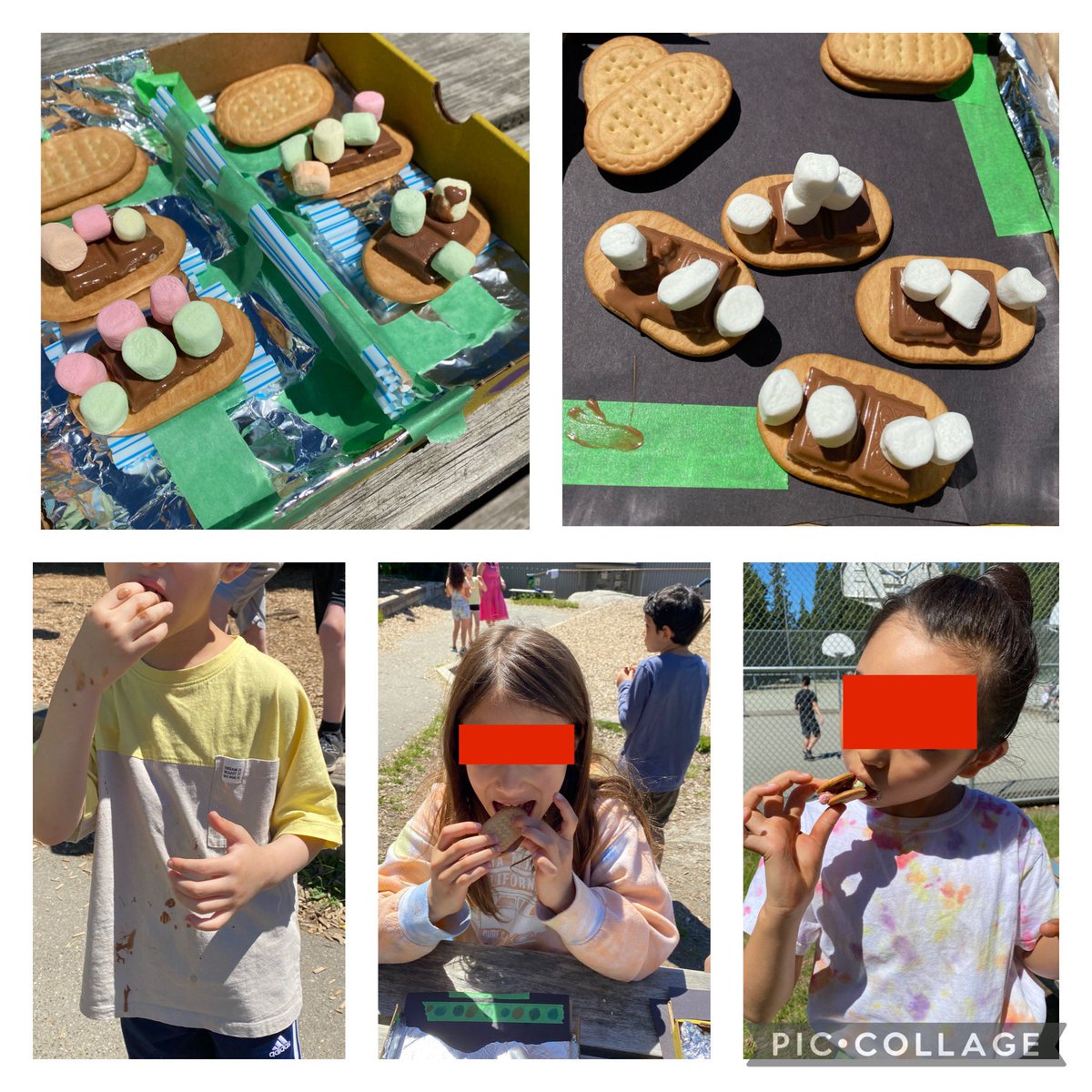 janestand3's tweet photo. Designing and building a solar oven to test thermal energy is delicious! #grade3rocks #inquiry #sortasmores @westvaned @westbayschool https://t.co/jSlk4Ji8rF