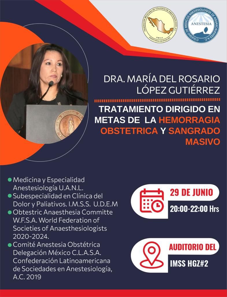 AnObsColombia's tweet image. Cordialmente invitados!! @fmcamx @wfsaorg @clasanews #anestesiaobstetrica #hemorragiaobstetrica #obanestesia